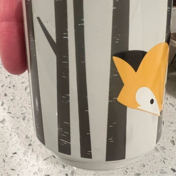 KITSCH’N GLAM Stackable Fox Birch Trees Themed Measuring Cups Set of 4 - Picture 14 of 15